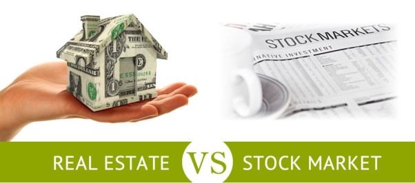 relation between real estate and stock market